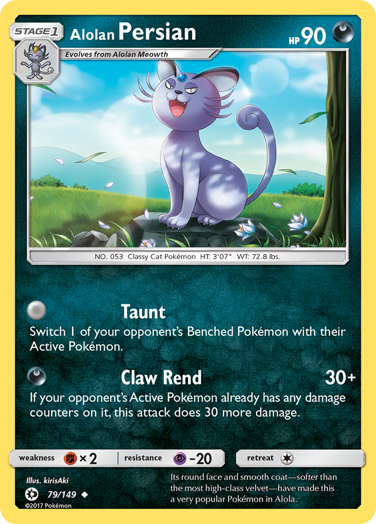 Alolan Persian (79/149) [Sun & Moon: Base Set] | Card Merchant Takapuna