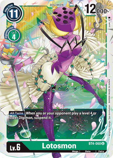 Lotosmon [BT4-060] [Great Legend] | Card Merchant Takapuna