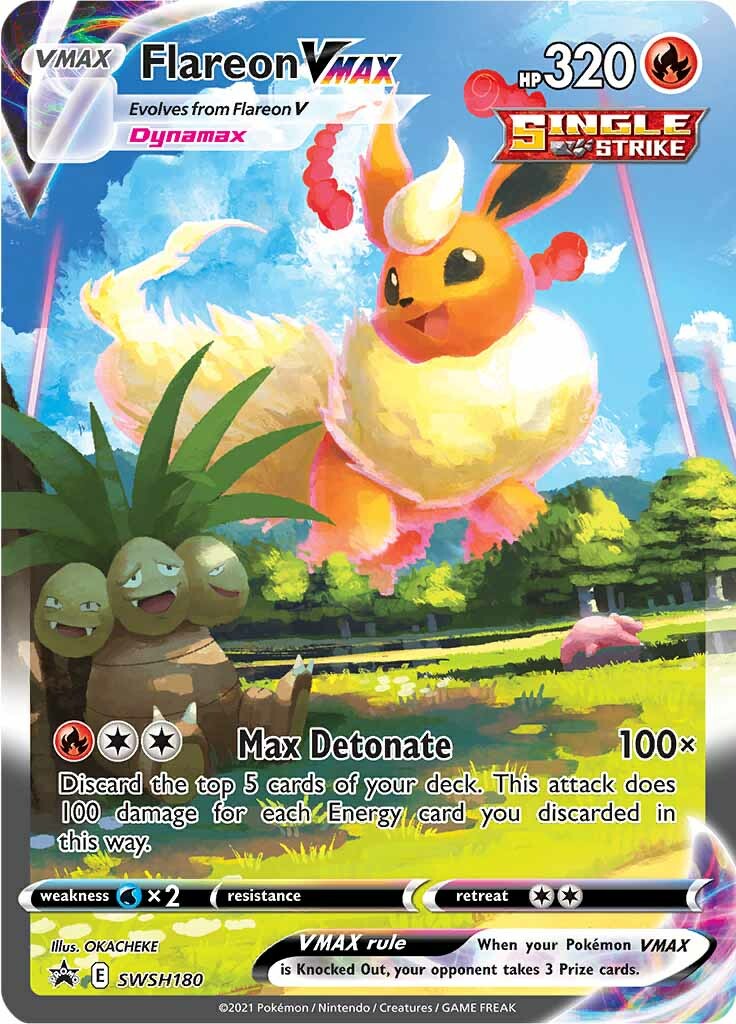 Flareon VMAX (SWSH180) [Sword & Shield: Black Star Promos] | Card Merchant Takapuna