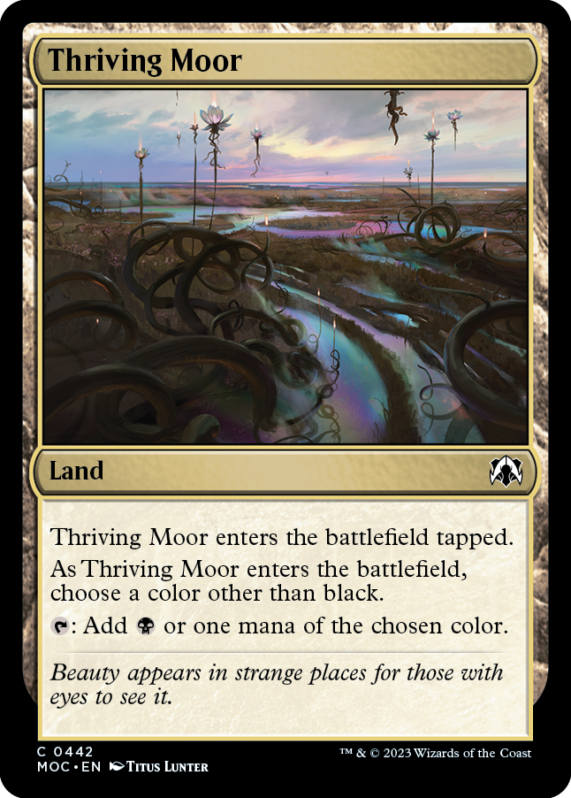 Thriving Moor [March of the Machine Commander] | Card Merchant Takapuna