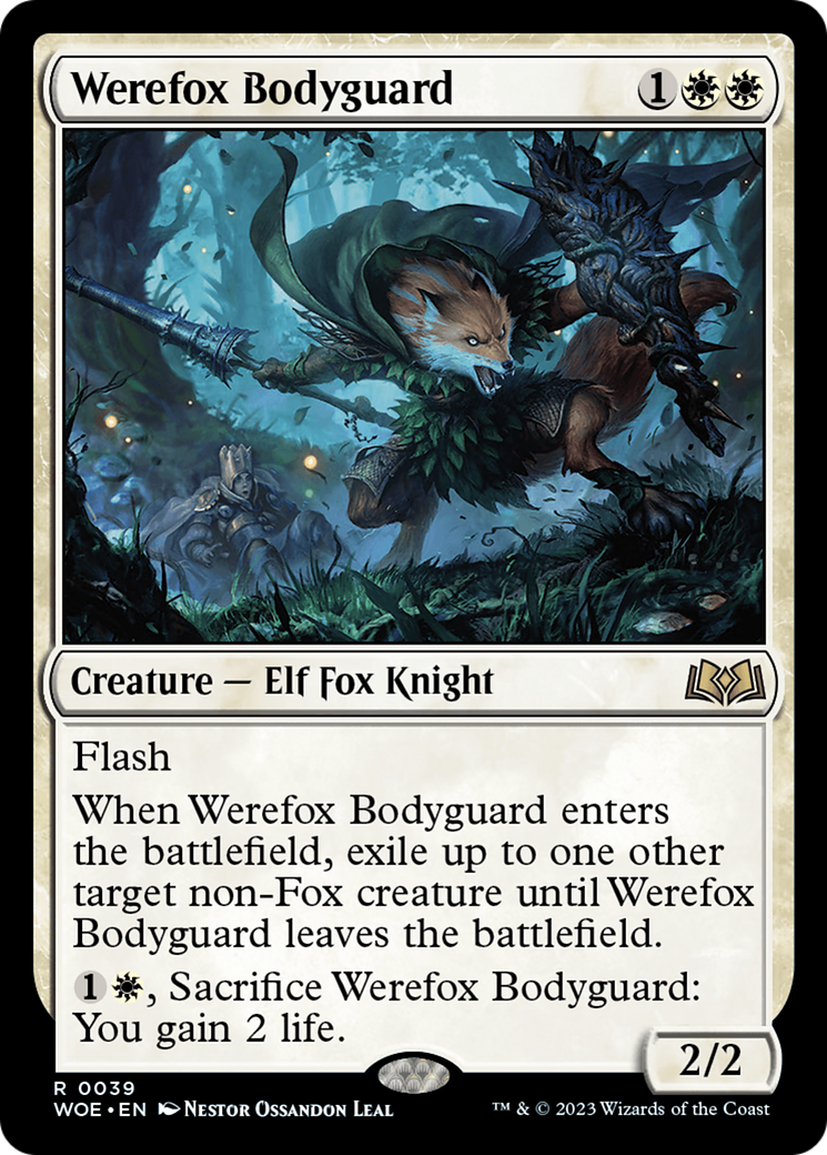 Werefox Bodyguard [Wilds of Eldraine] | Card Merchant Takapuna