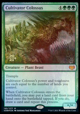 Cultivator Colossus [Innistrad: Crimson Vow Prerelease Promos] | Card Merchant Takapuna