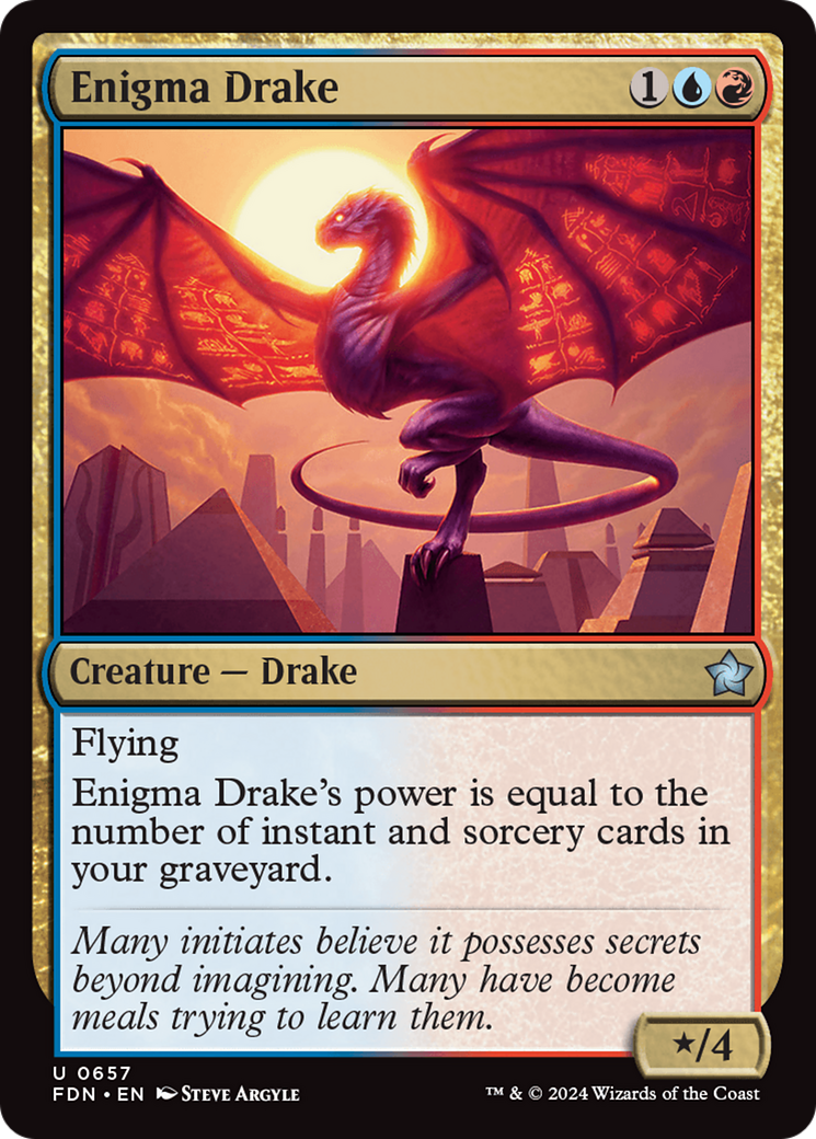 Enigma Drake [Foundations] | Card Merchant Takapuna