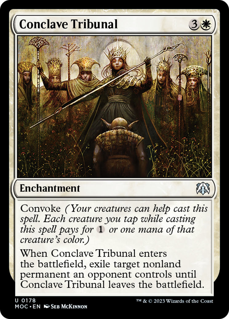 Conclave Tribunal [March of the Machine Commander] | Card Merchant Takapuna