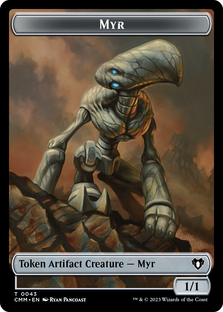 Myr Token [Commander Masters Tokens] | Card Merchant Takapuna