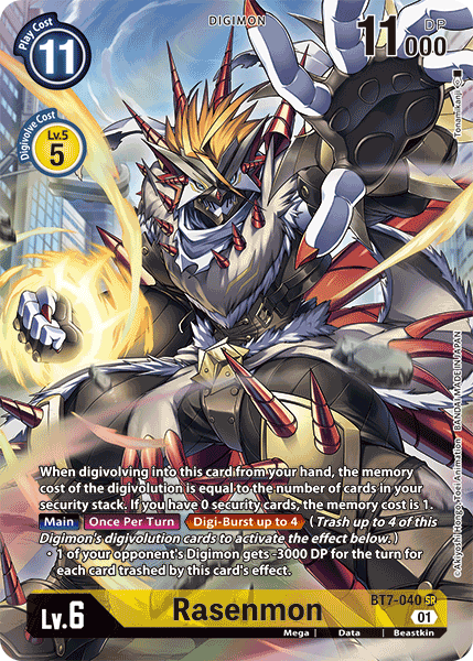 Rasenmon [BT7-040] (Alternate Art) [Next Adventure] | Card Merchant Takapuna