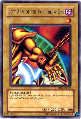 Left Arm of the Forbidden One [RP01-EN020] Rare | Card Merchant Takapuna