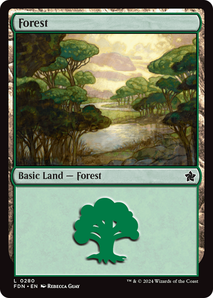 Forest (0280) [Foundations] | Card Merchant Takapuna