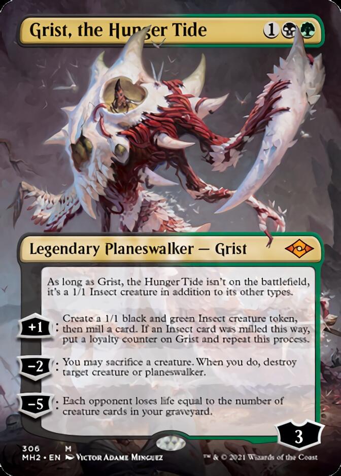 Grist, the Hunger Tide (Borderless) [Modern Horizons 2] | Card Merchant Takapuna