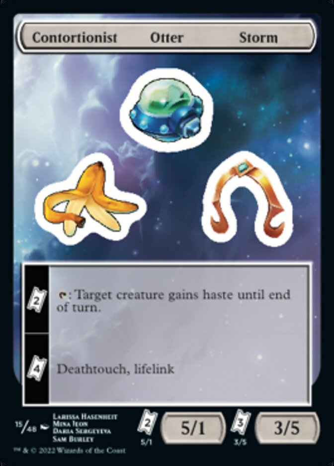 Contortionist Otter Storm [Unfinity Stickers] | Card Merchant Takapuna