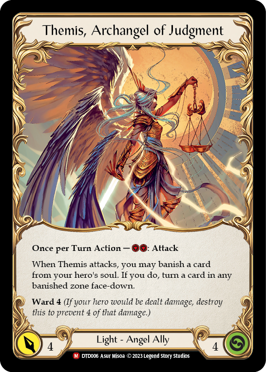 Figment of Judgment // Themis, Archangel of Judgment [DTD006] (Dusk Till Dawn) | Card Merchant Takapuna