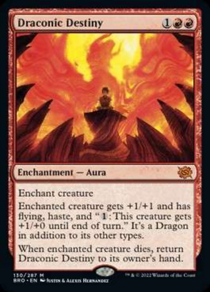 Draconic Destiny (Promo Pack) [The Brothers' War Promos] | Card Merchant Takapuna