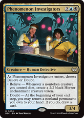 Phenomenon Investigators [Duskmourn: House of Horror Commander] | Card Merchant Takapuna