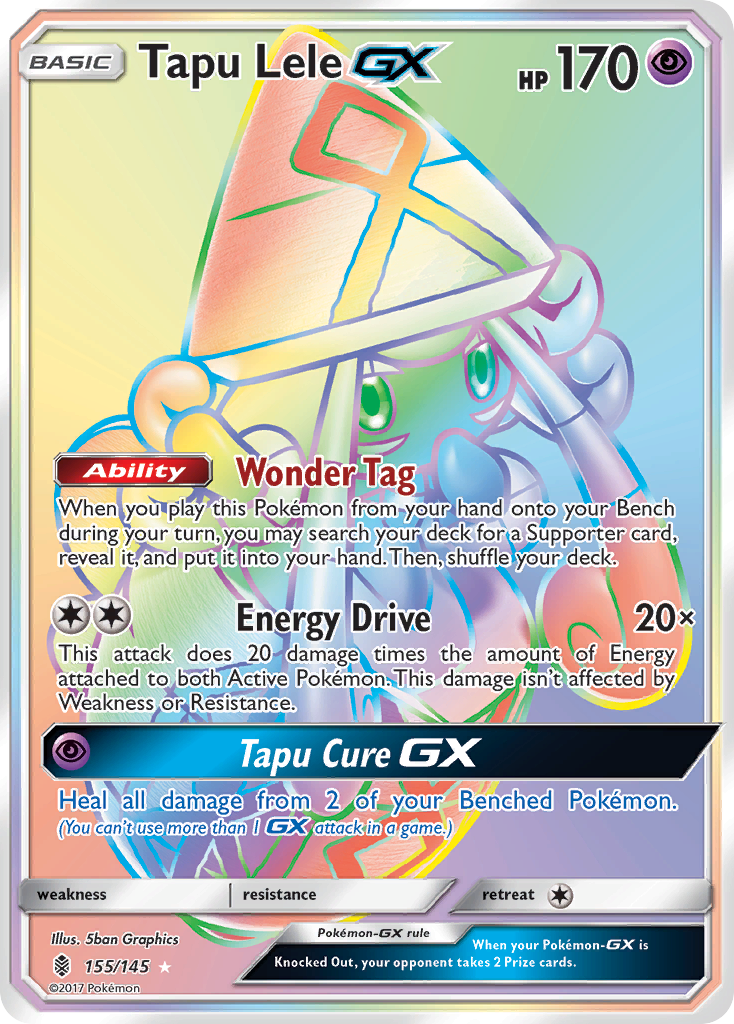 Tapu Lele GX (155/145) [Sun & Moon: Guardians Rising] | Card Merchant Takapuna