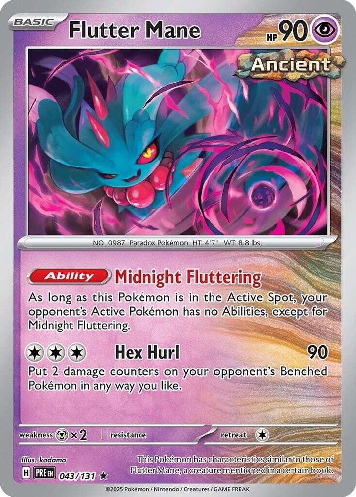 Flutter Mane (043/131) [Scarlet & Violet: Prismatic Evolutions] | Card Merchant Takapuna