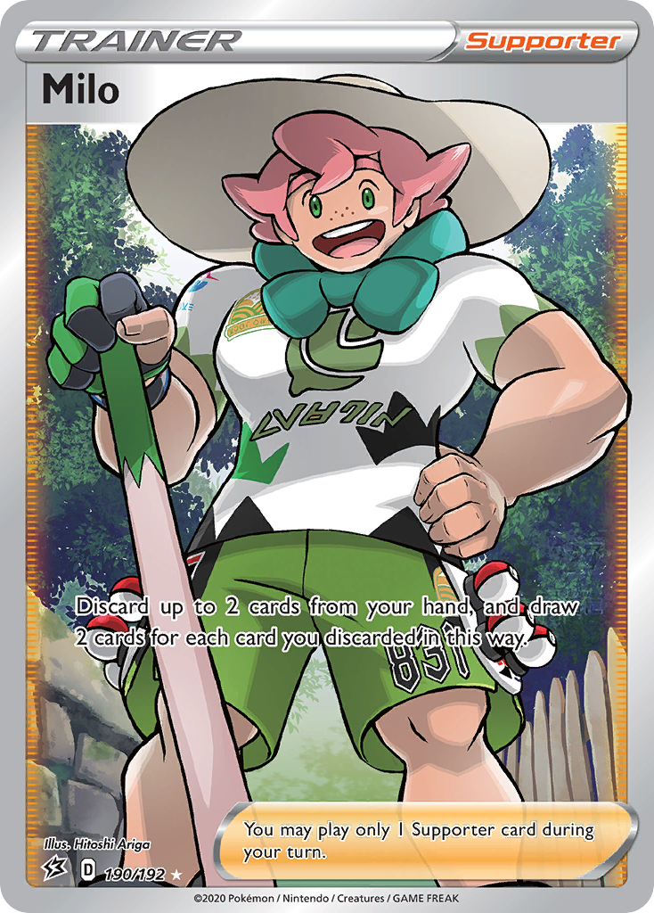 Milo (190/192) [Sword & Shield: Rebel Clash] | Card Merchant Takapuna