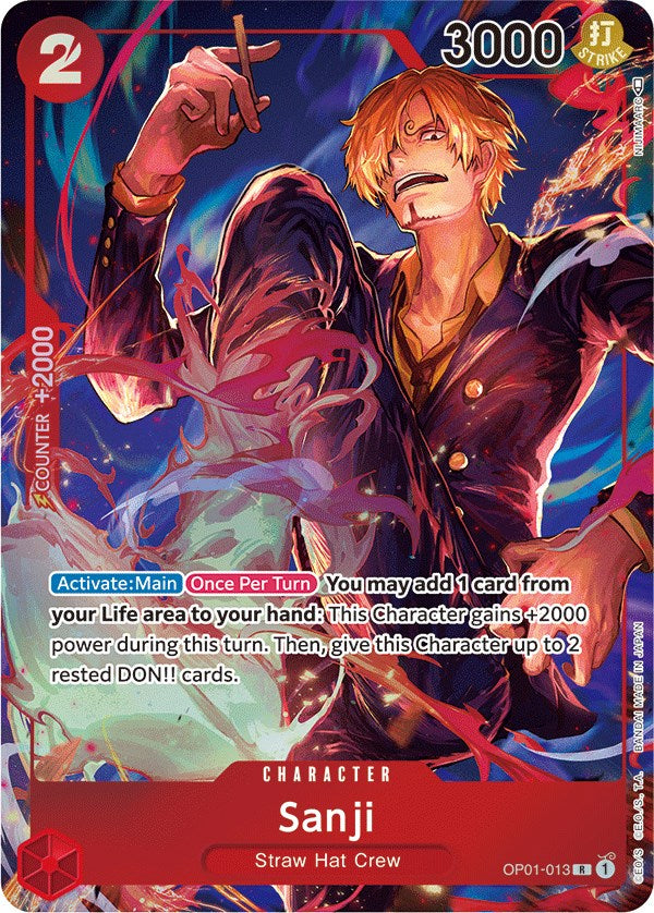 Sanji (Parallel) [Romance Dawn] | Card Merchant Takapuna