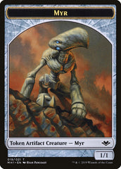 Soldier (004) // Myr (019) Double-Sided Token [Modern Horizons Tokens] | Card Merchant Takapuna