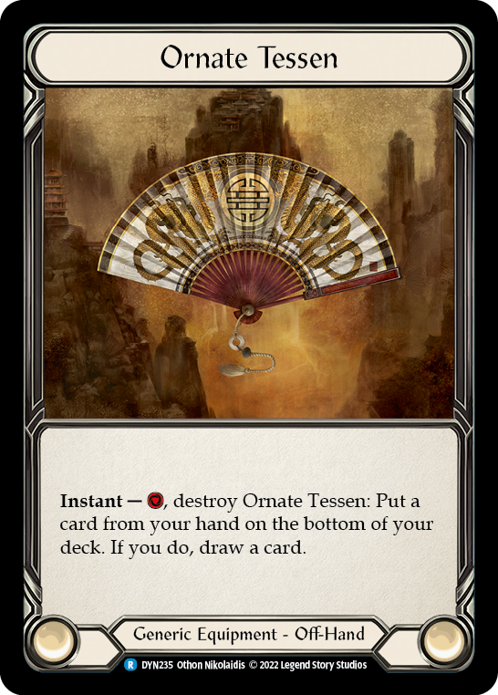 Ornate Tessen [DYN235] (Dynasty)  Cold Foil | Card Merchant Takapuna