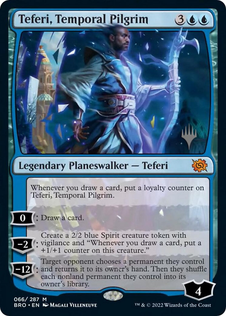 Teferi, Temporal Pilgrim (Promo Pack) [The Brothers' War Promos] | Card Merchant Takapuna