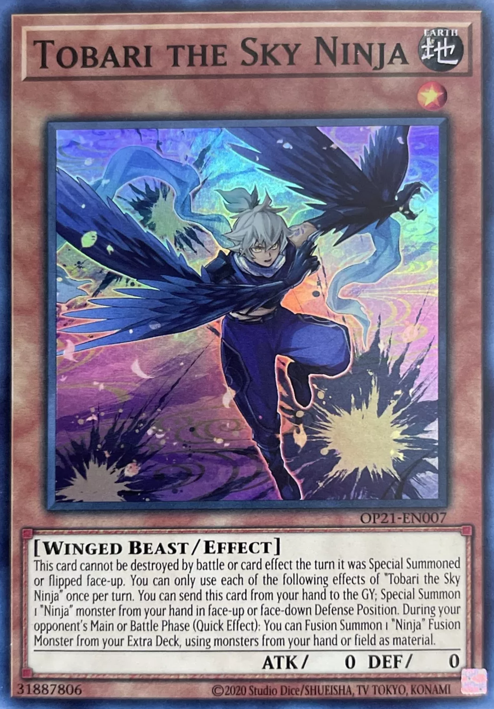 Tobari the Sky Ninja [OP21-EN007] Super Rare | Card Merchant Takapuna