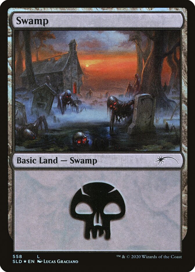 Swamp (Reanimated) (558) [Secret Lair Drop Promos] | Card Merchant Takapuna