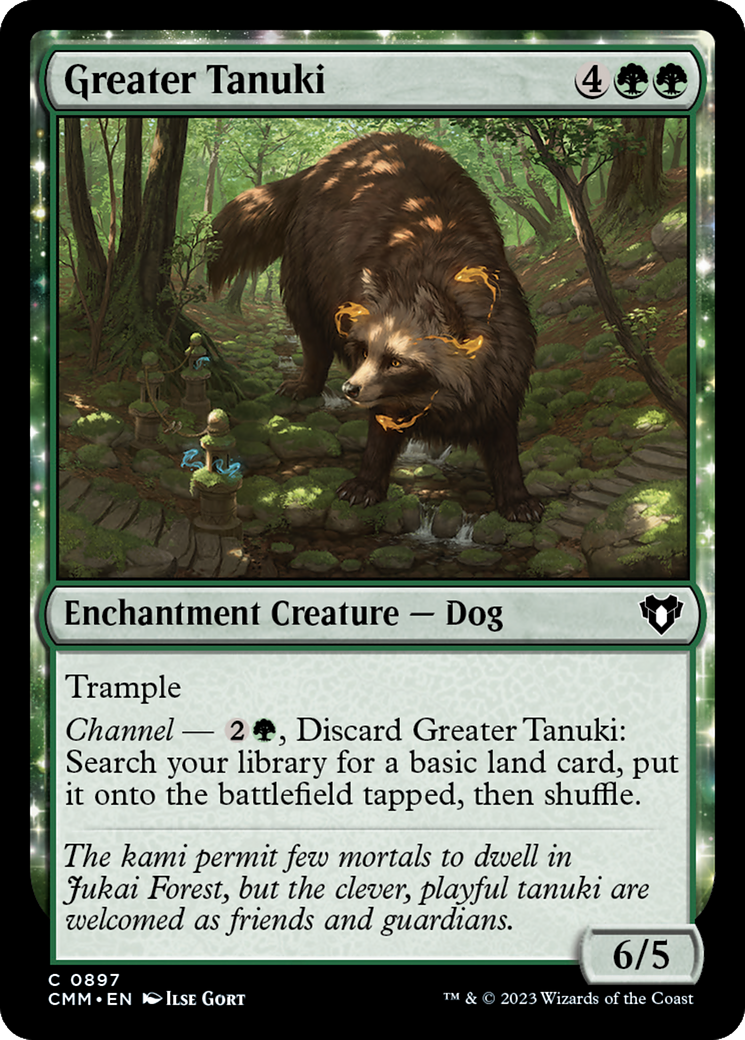 Greater Tanuki [Commander Masters] | Card Merchant Takapuna