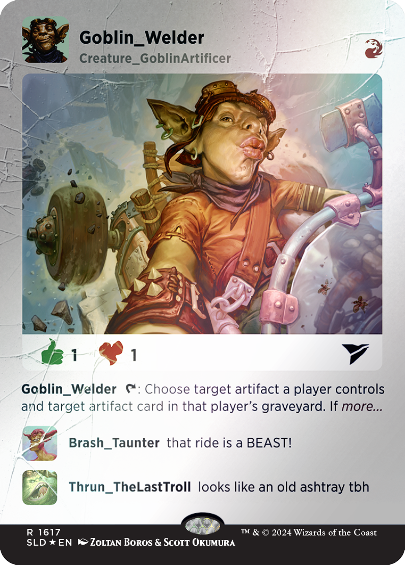 Goblin Welder (Rainbow Foil) [Secret Lair Drop Series] | Card Merchant Takapuna