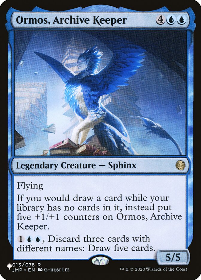 Ormos, Archive Keeper [The List] | Card Merchant Takapuna