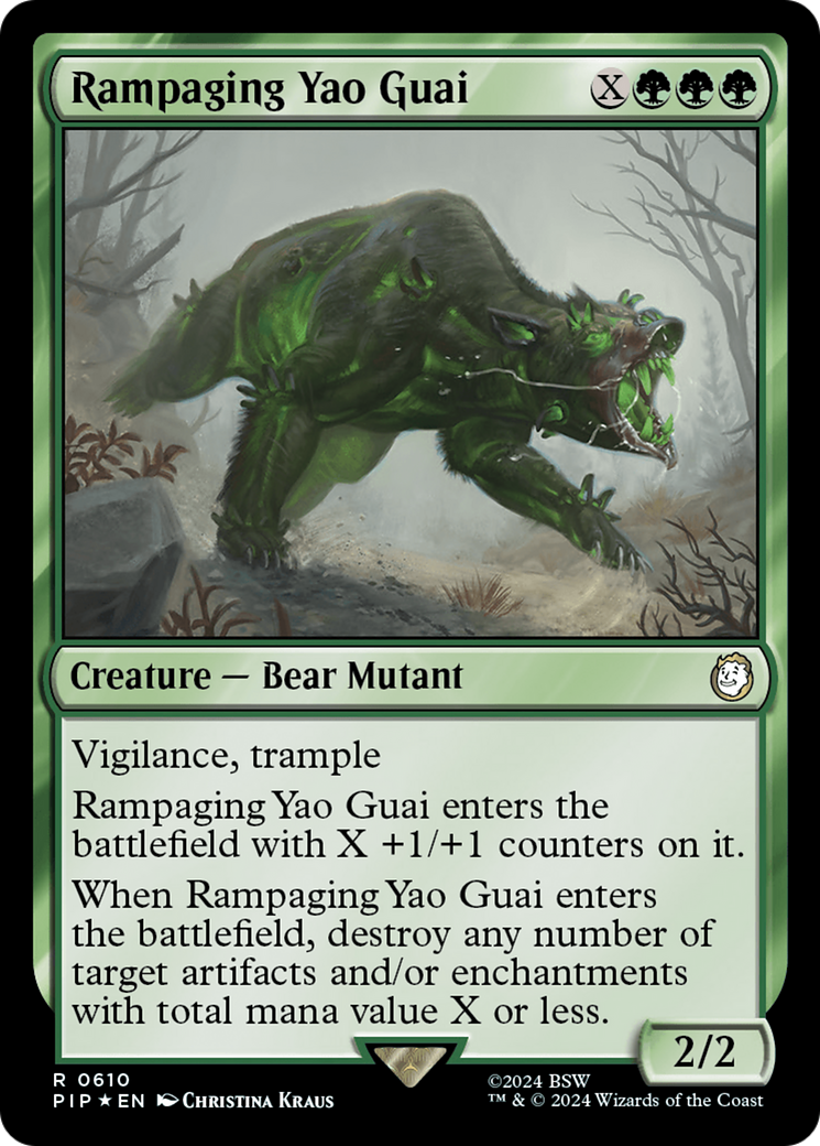 Rampaging Yao Guai (Surge Foil) [Fallout] | Card Merchant Takapuna