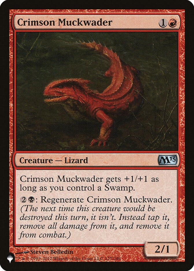 Crimson Muckwader [The List] | Card Merchant Takapuna