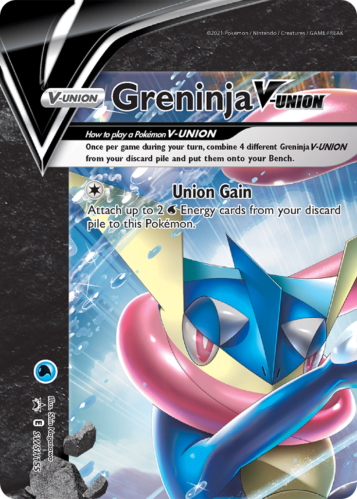 Greninja V-Union (SWSH155) [Sword & Shield: Black Star Promos] | Card Merchant Takapuna