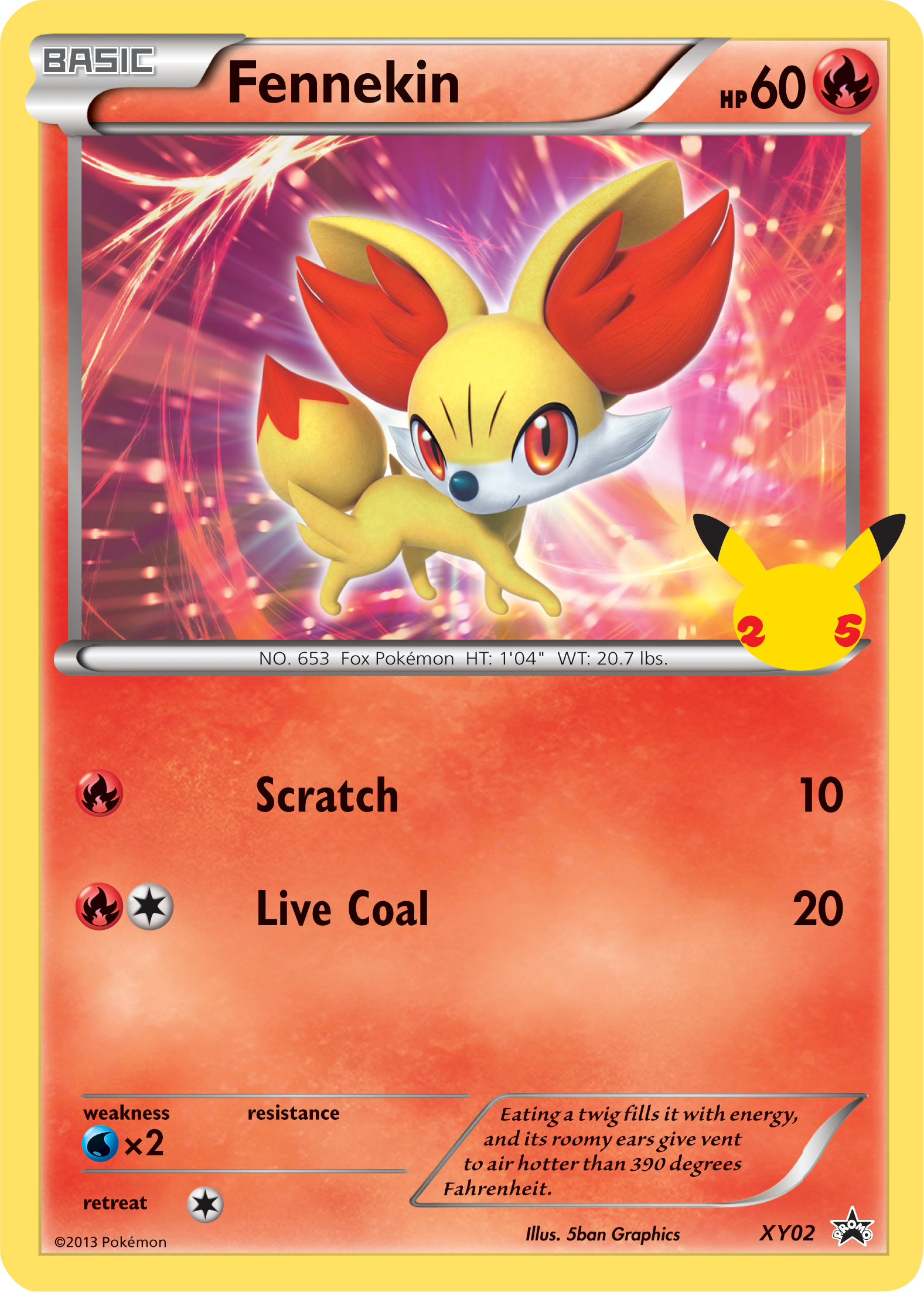 Fennekin (XY02) (Jumbo Card) [First Partner Pack] | Card Merchant Takapuna