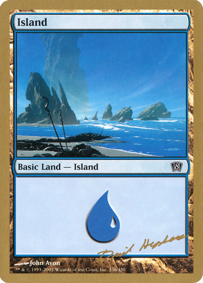 Island (dh336) (Dave Humpherys) [World Championship Decks 2003] | Card Merchant Takapuna