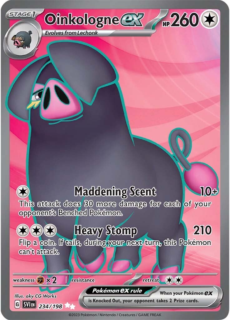 Oinkologne ex (234/198) [Scarlet & Violet: Base Set] | Card Merchant Takapuna