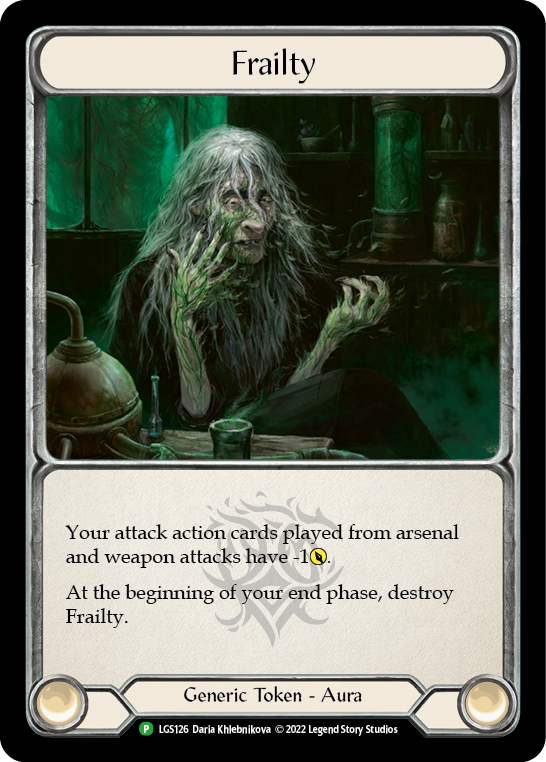 Bloodrot Pox // Frailty [LGS125 // LGS126] (Promo)  Cold Foil | Card Merchant Takapuna