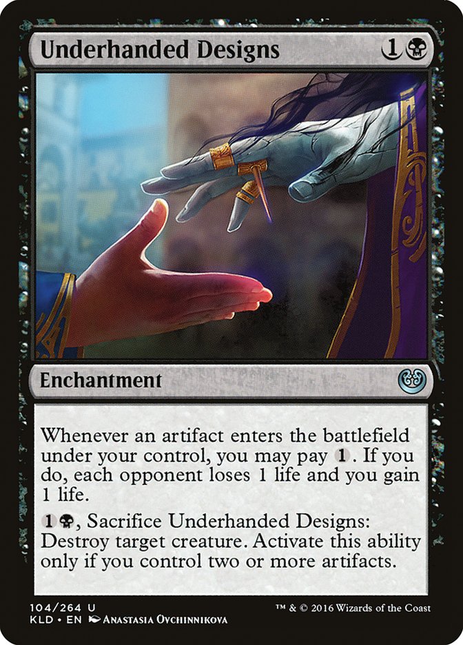 Underhanded Designs [Kaladesh] | Card Merchant Takapuna