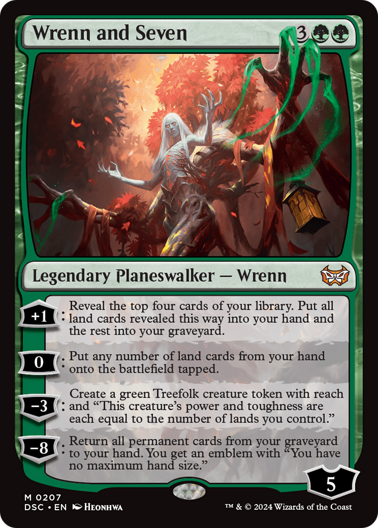 Wrenn and Seven [Duskmourn: House of Horror Commander] | Card Merchant Takapuna