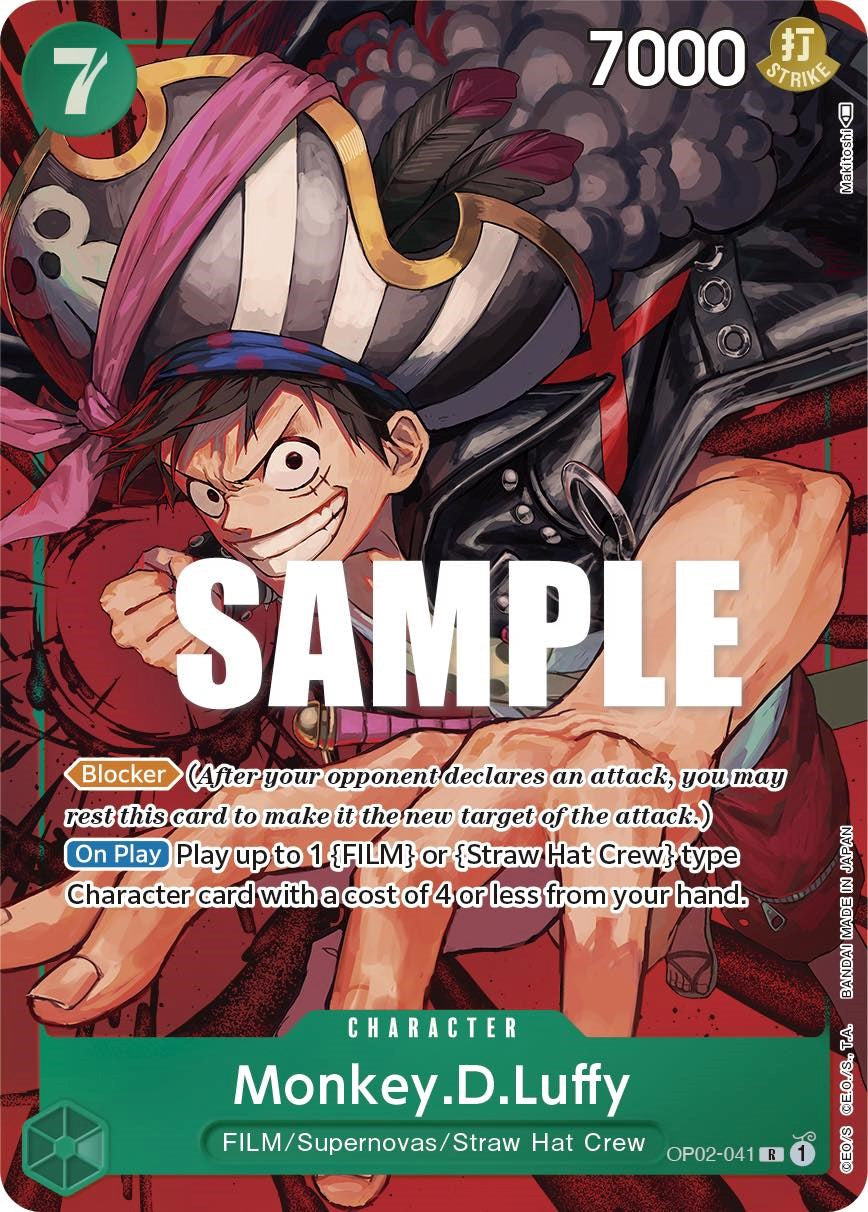 Monkey.D.Luffy (Alternate Art) [Paramount War] | Card Merchant Takapuna