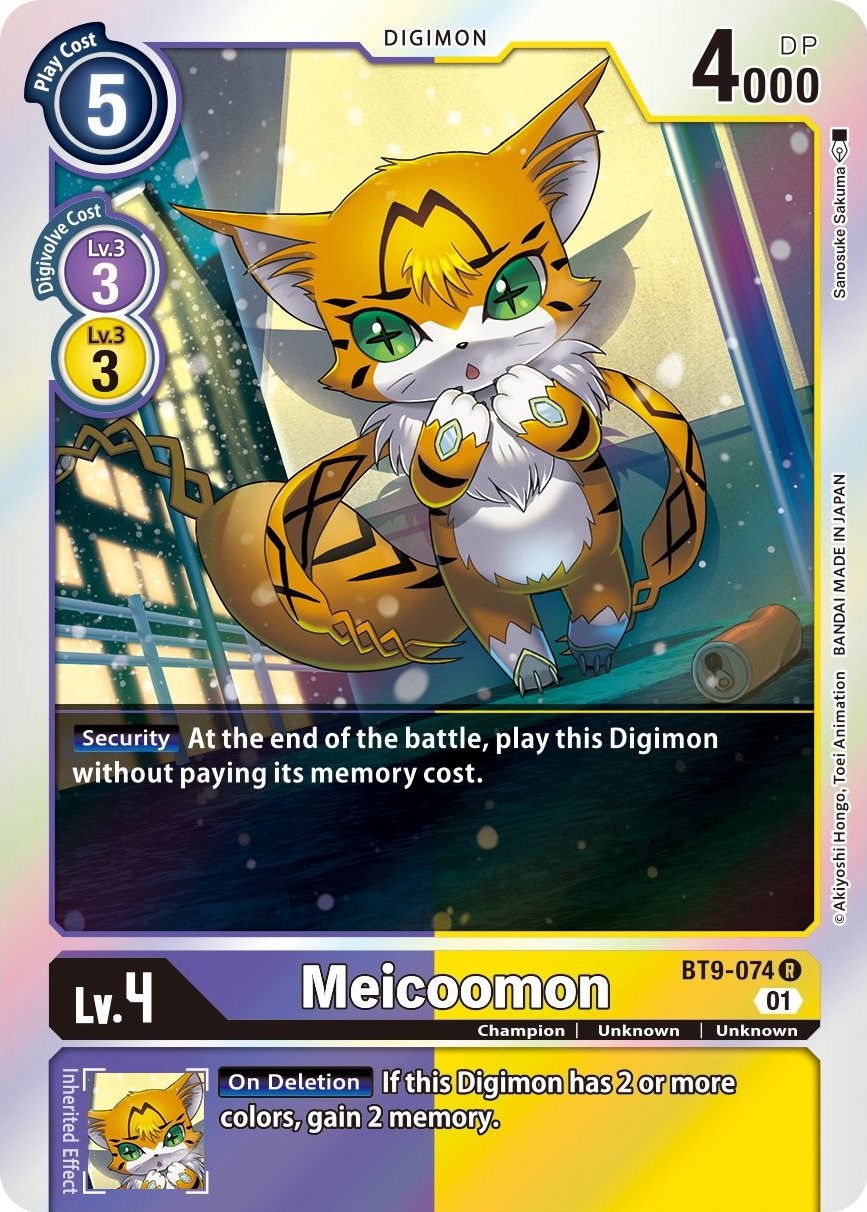 Meicoomon [BT9-074] [X Record] | Card Merchant Takapuna