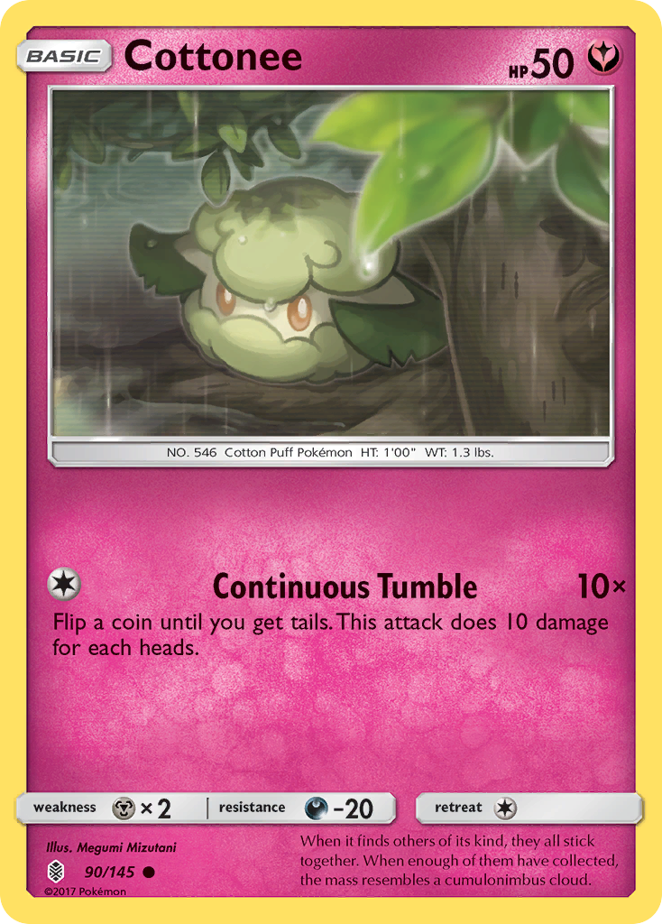 Cottonee (90/145) [Sun & Moon: Guardians Rising] | Card Merchant Takapuna