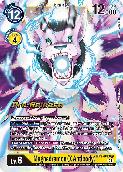 Magnadramon (X Antibody) [BT9-043] [X Record Pre-Release Promos] | Card Merchant Takapuna