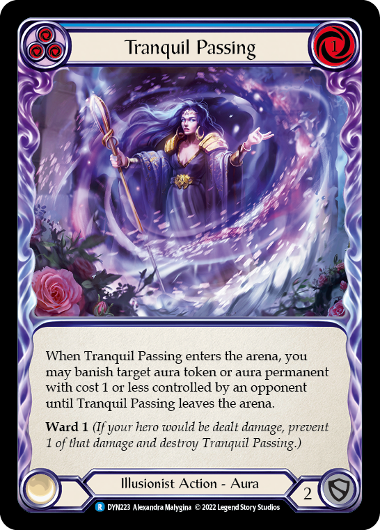 Tranquil Passing (Blue) [DYN223] (Dynasty) | Card Merchant Takapuna