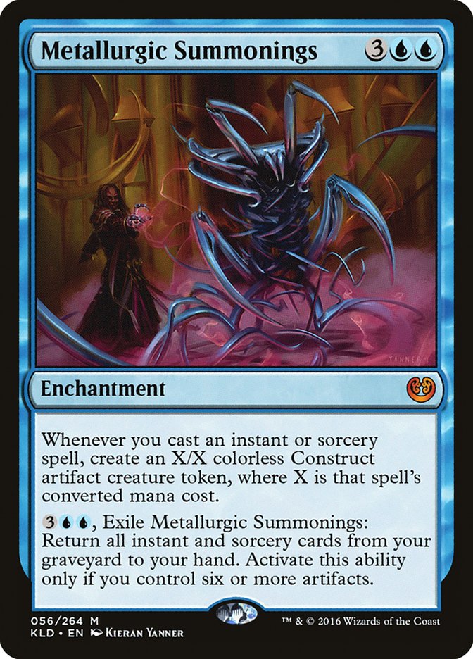 Metallurgic Summonings [Kaladesh] | Card Merchant Takapuna