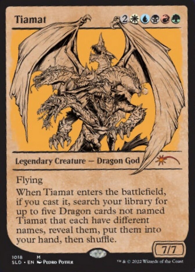 Tiamat (Showcase) [Secret Lair Drop Series] | Card Merchant Takapuna