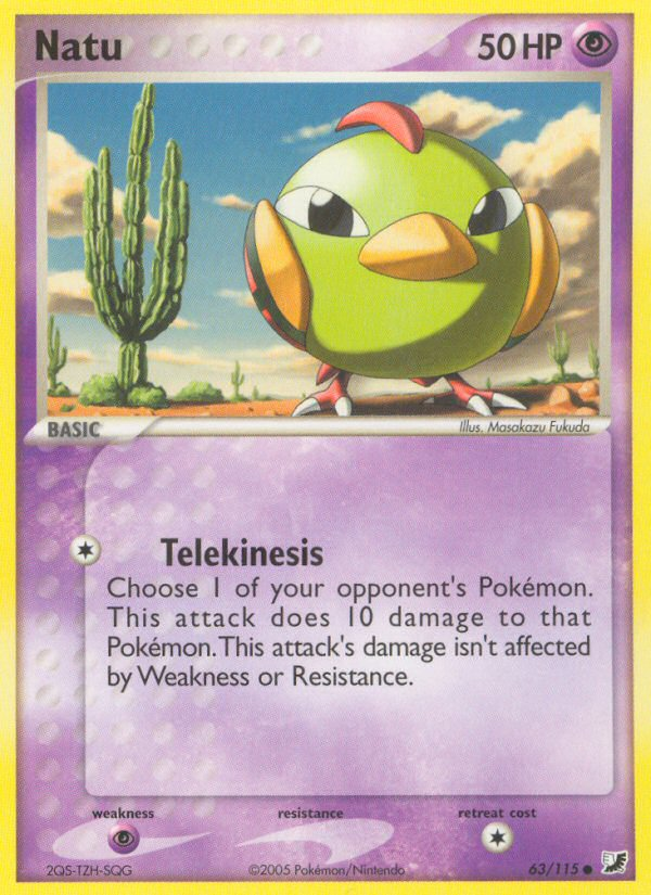 Natu (63/115) [EX: Unseen Forces] | Card Merchant Takapuna