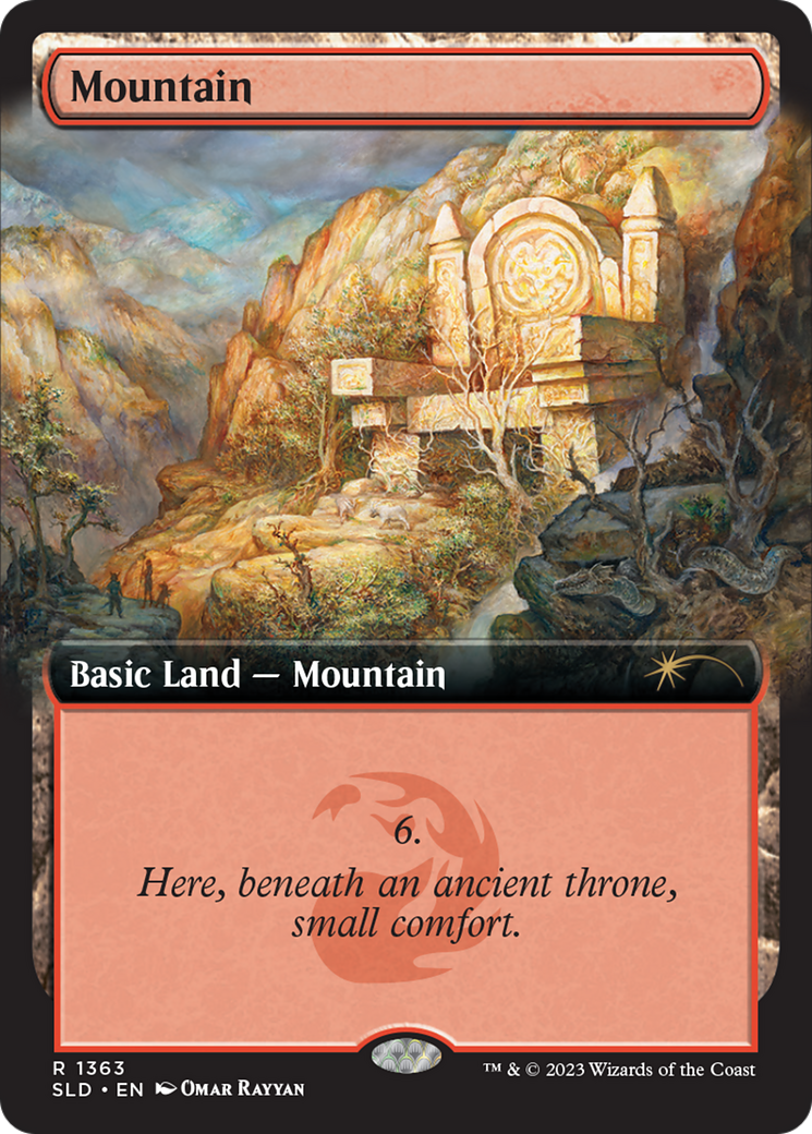 Mountain (1363) [Secret Lair Drop Series] | Card Merchant Takapuna