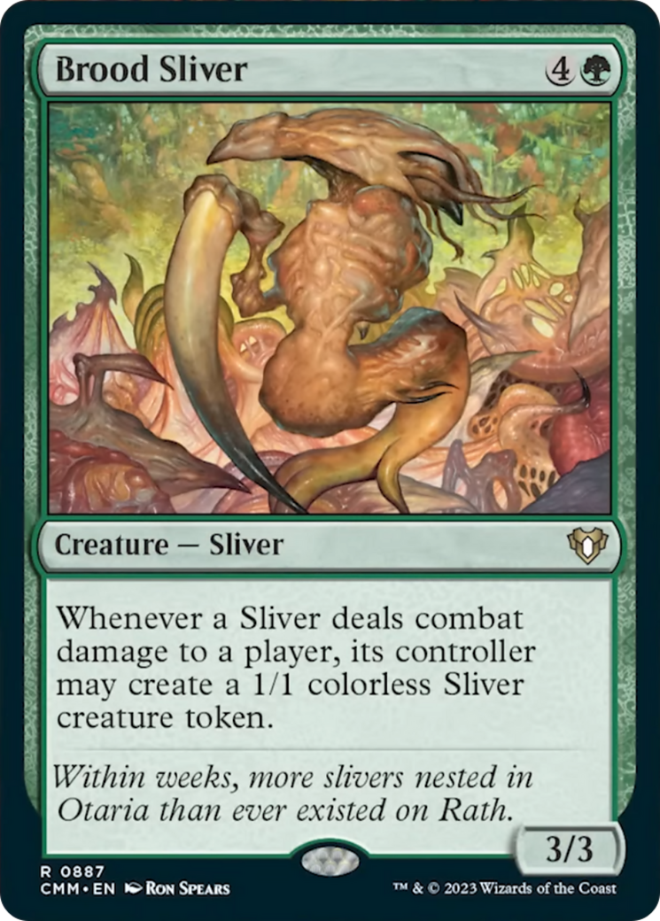 Brood Sliver [Commander Masters] | Card Merchant Takapuna