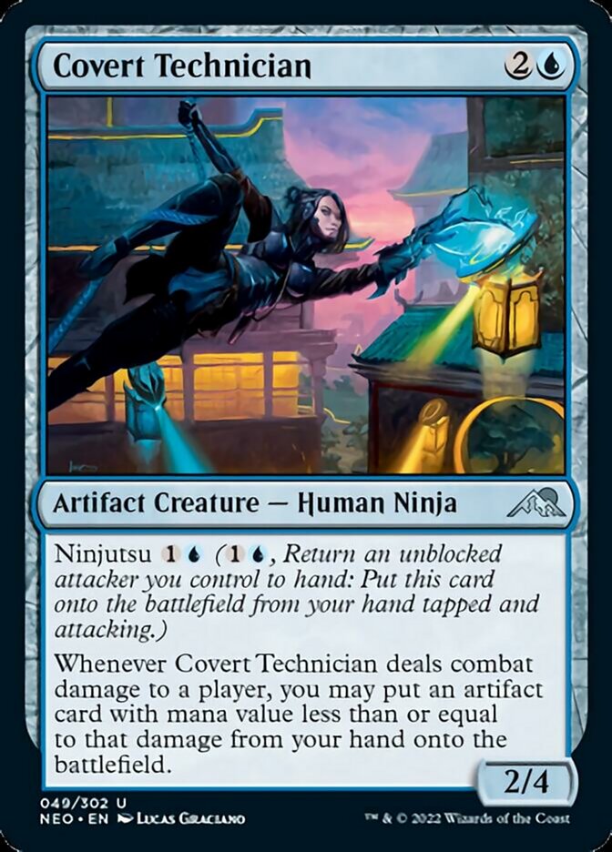 Covert Technician [Kamigawa: Neon Dynasty] | Card Merchant Takapuna