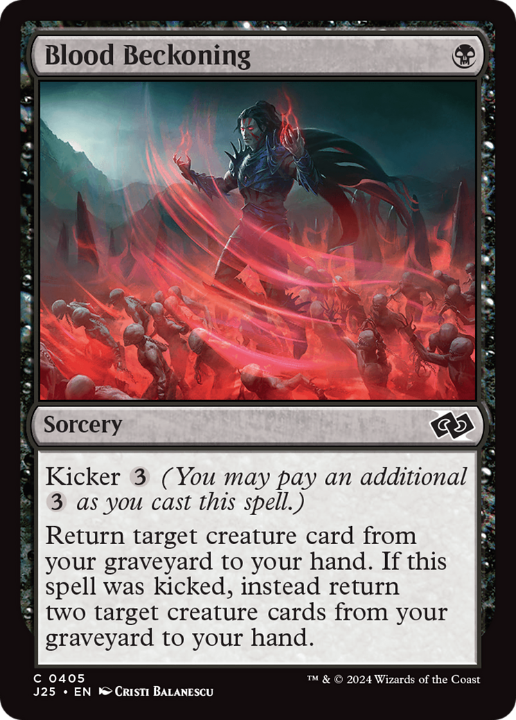 Blood Beckoning [Foundations Jumpstart] | Card Merchant Takapuna